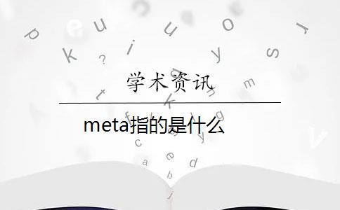 meta指的是什么？