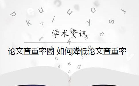 论文查重率图 如何降低论文查重率？