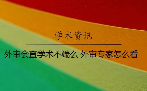 外审会查学术不端么 外审专家怎么看论文？