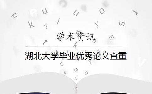 湖北大学毕业优秀论文查重