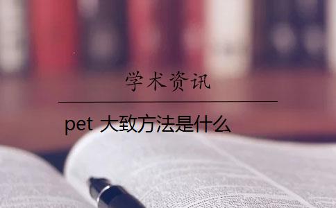 pet 大致方法是什么？