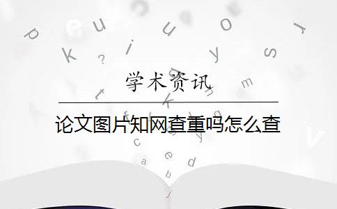 论文图片知网查重吗怎么查